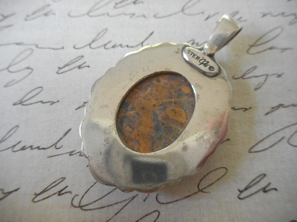 Colgante de ágata burlada de plata de ley Carolyn Pollack 361910 Foto 4 de 4