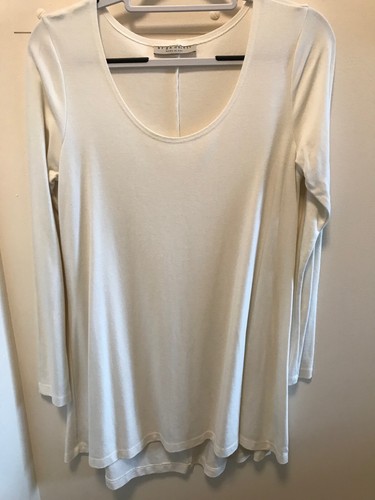 bryn WALKER scoop neck hi-lo  Liam Tunic Cream S