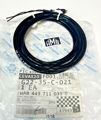 WAB 449-711-031-0 WABCO WIRING HARNESS,ECU ANTILOCK BRAKES-ABS SNSR,2-18GXL,3.1M
