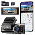 AZDOME 2CH 3.19" IPS 4K+2.5K Dash Cam 5GWiFi GPS Parking Mode Voice Control ADAS