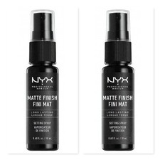 2 x NYX Matte Finish Setting Spray 18ml (each) - NEW