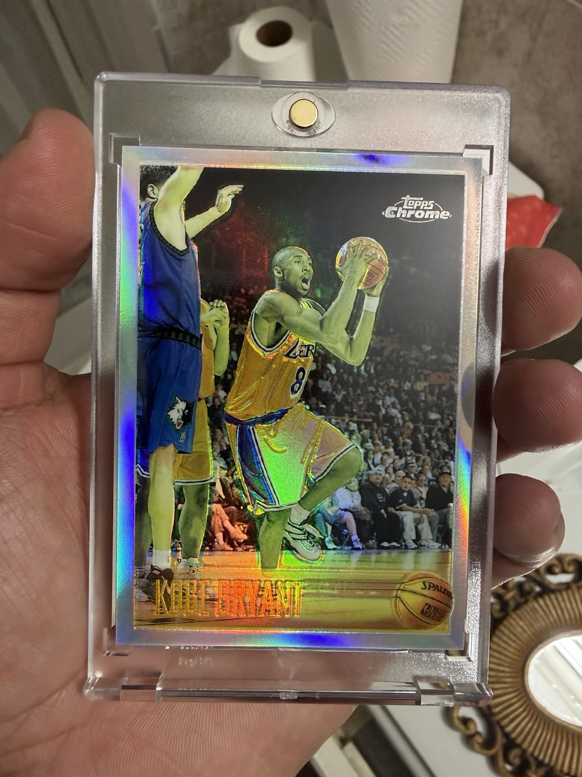 1996 TOPPS CHROME REFRACTOR #138 KOBE BRYANT ROOKIE RC