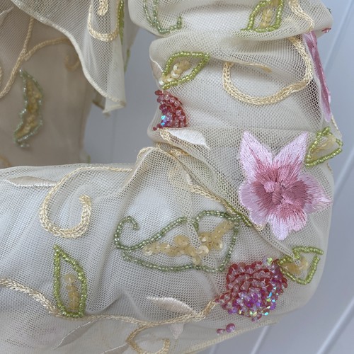 Libra Pale Gold Embellished Dress & Matching Bolero Mother Of The Bride Size 10 - Picture 10 of 24