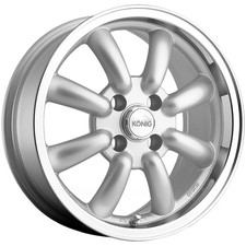 Konig Rewind 15x7 4x100 40mm Silver Wheel Rim 15 Inch