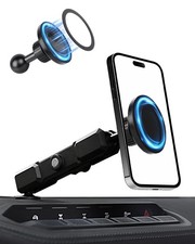 Aluminum Phone Mount Holder compatible with Ford Bronco 2021-2025 Black