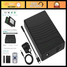 Rechargeable 12V 3000mAh Lithium-ion Power Bank for LED Lights, CCTV,  More