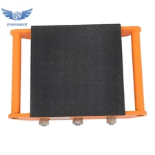 15 Ton Heavy Duty Machine Dolly Skate Machinery Roller Mover Cargo Trolley PU