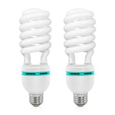 2-Pack Photo Studio Light Bulbs PB-45 120V 5500K 45W E26 Standard Bulb Base 