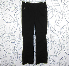 Belle by Kim Gravel Primabelle Twill Boot Cut Pull On Jeans Black Size 10