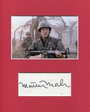 Matthew Modine Full Metal Jacket Joker Signed Autograph Photo Display