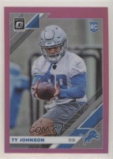 2019 Panini Donruss Optic Rookies Pink Prizm Ty Johnson #145 0g46