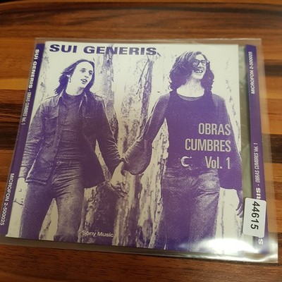 SUI GENERIS obras cumbres vol. 1 VG+/EX (CD Album, Rock, Microfon)