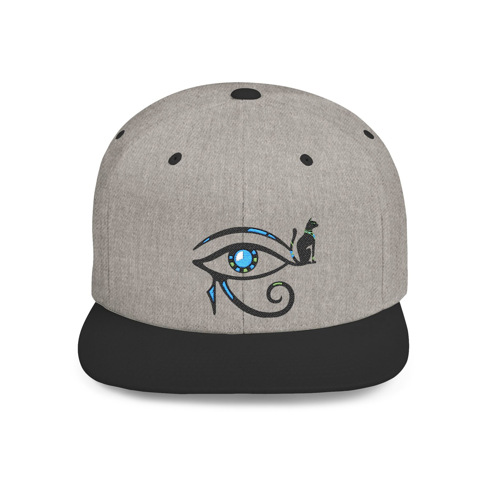 Flat Bill Snapback - Eye of Horus, Cat