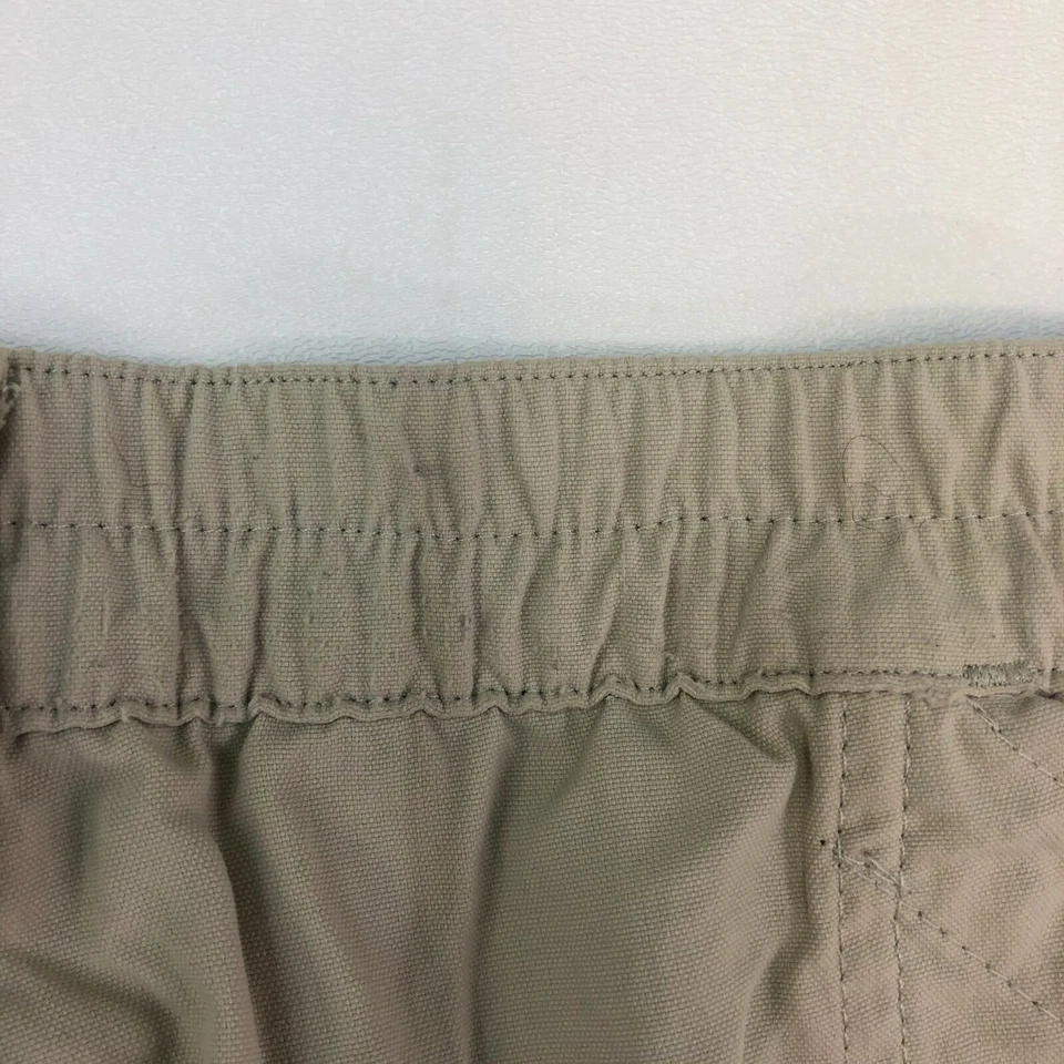 L.L. Pantalones Cortos Chinos Bean Para Hombres 40 Tostados Frente Plano Mezcla de Algodón Bolsillos Cortados Informales Foto 4 de 4