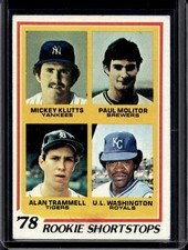 1978 Topps Baseball #707 Paul Molitor Rookie Excellent Card. rookie card picture
