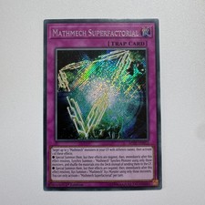 Mathmech Superfactorial - MYFI-EN012 | 1st Edition Secret Rare NM YuGiOh
