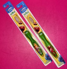 Crest Kids Sesame Street Soft Bristle Elmo/Bert  Ernie Toothbrushes set/2 