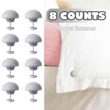 8Pcs Duvet Clips Quilt Holder Fasteners Secure Corner Clips For Duvet Cover