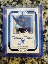 2025 Panini National Treasures - Ecklar's Choice Jesus Made #EC-JMD Blue /49