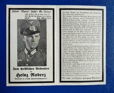Sterbebild a. Düsseldorf Niederkassel, gef. 12.06.42 Sturm a. Festung Sewastopol