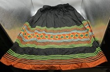 Native American Seminole Miccosukee Handwoven Embroidered Patchwork Skirt 18 