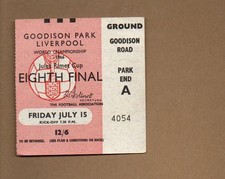 Used Ticket - 1966 World Cup Hungary v Brazil @ Goodison Park