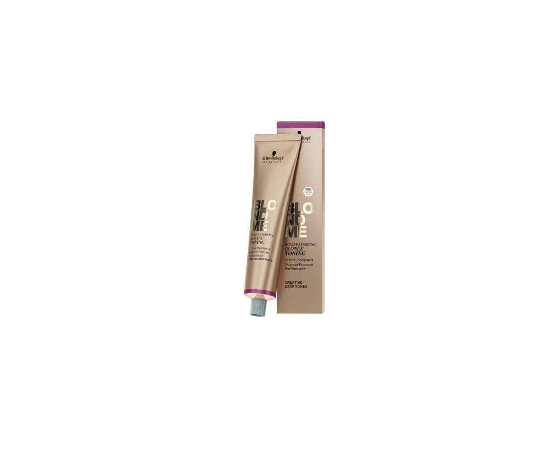 Schwarzkopf Blondme Toning Intense – Tiefbraun, 60 Ml, Für Blonde Haare, Tonungspflege