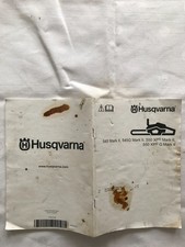Husqvarna 545 Motorsäge Bedienungs Anweisung guter Zustand