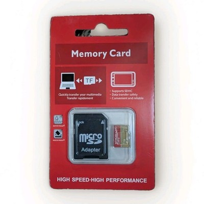 NEW SEALED 1T Micro SD Card Memory Card TF Card w Free Adapter High Speed