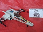 🔴⚪ Vintage Star Wars BATTLE DAMAGED X WING FIGHTER working Kenner 1978 ⚪🔴