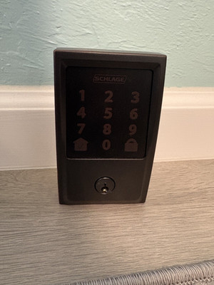 Schlage Encode Smart WiFi Deadbolt - CENTURY TRIM - AGED BRONZE