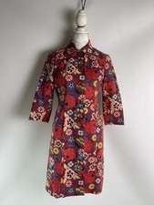 Vintage Moschino Cheap And Chic Size M Floral Red Coat