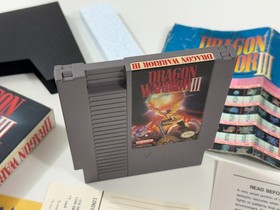 Dragon Warrior III 3 (Nintendo NES) CIB Complete w/ 3 Original Inserts