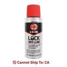 2.5 oz. Lock Dry Lube, Lock Lube and Penetrant