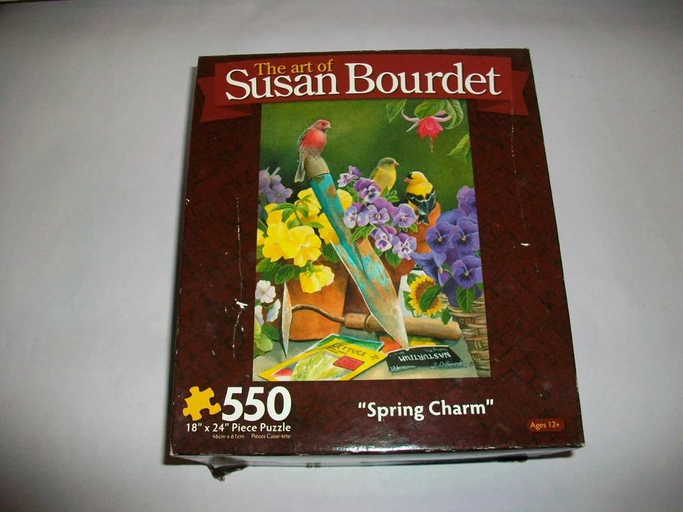 Lot of 5 - 500-550 pc Vintage Jigsaw Puzzles -Fall/Winter/Spring Fun-Great Value - Image 2 of 4