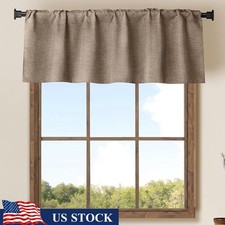 Window Valances Large Rod Pocket Light Filtering Rustic Curtains New