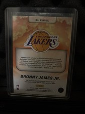 24-25 Panini Nba Hoops - Rise N Shine Mem Bronny James #RSM-BJL Winter (MEM, RC)