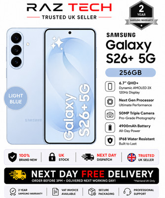 Neu Samsung Galaxy S26+ 5G 256GB AI Handy 2 Jahre Samsung Garantie Blau