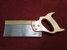 Vintage Unused Footprint Sheffield Steel 8 Inch Tennon Saw military issue