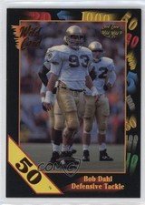 1991 Wild Card Draft 50 Stripe Bob Dahl #96 Rookie RC 0u2j. rookie card picture