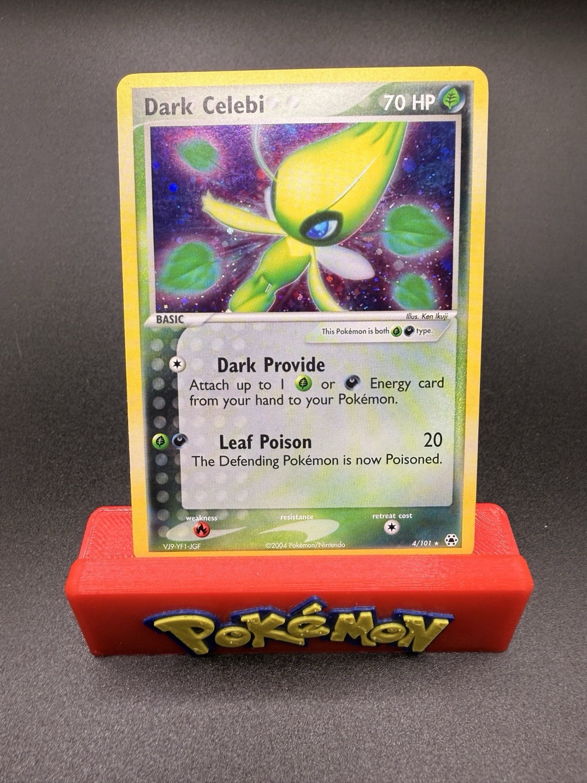 Dark Celebi Hidden Legends 4/101 - Holo Rare Card - Pokemon Card TCG - NM/LP-f