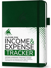 Income Expense Tracker Accounting Bookkeeping Ledger Book