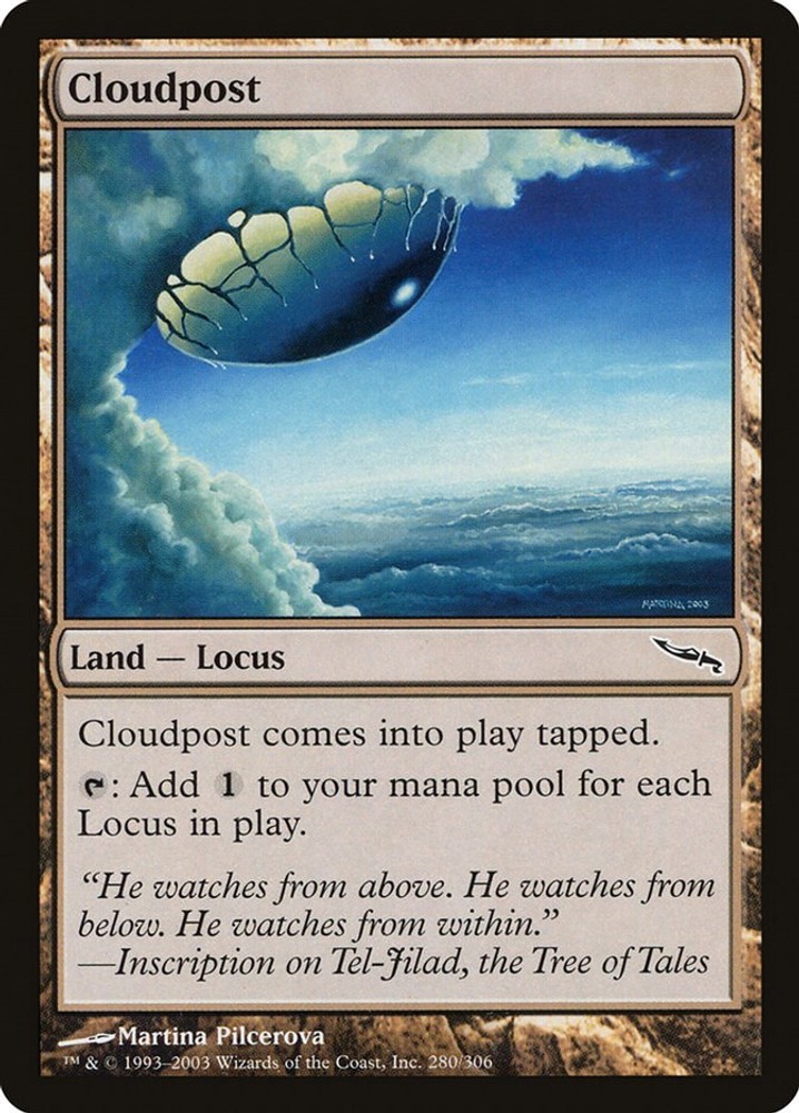 Cloudpost Normal [MRD - 280] LP MagicMirrodin