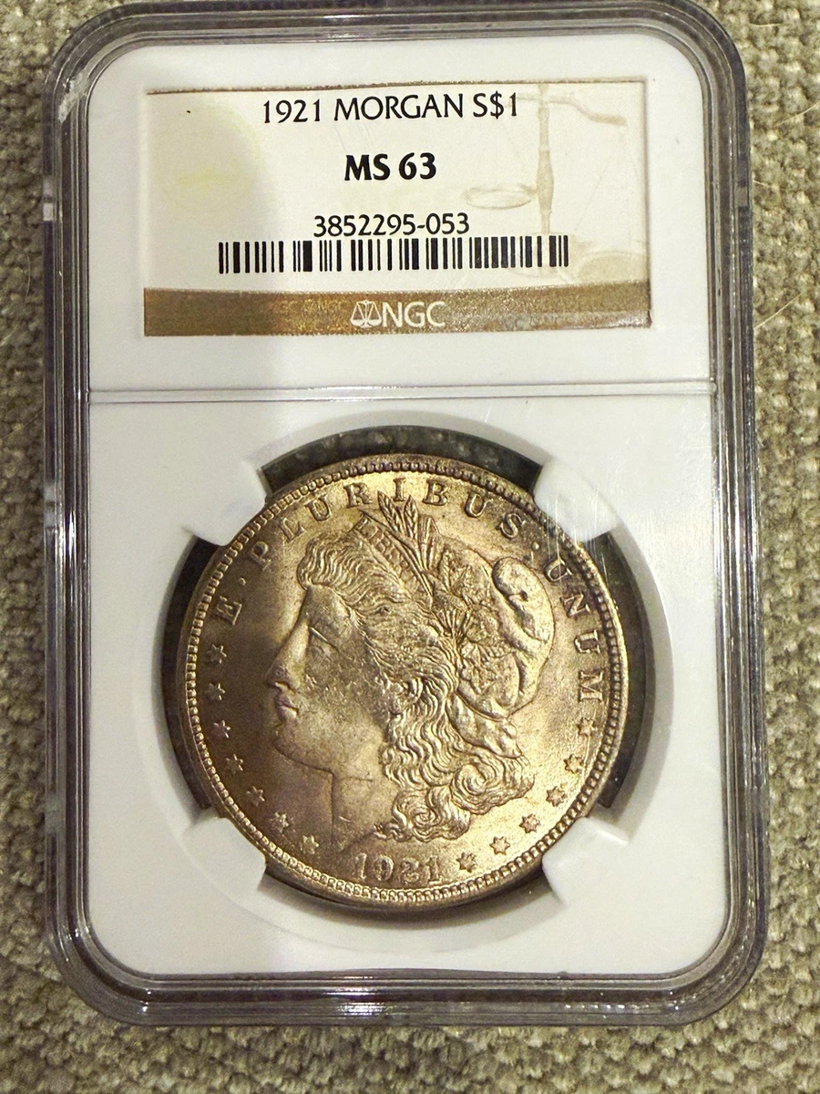 MS 63 Graded 1921 Year Morgan US Dollars (1878-1921) for sale | eBay