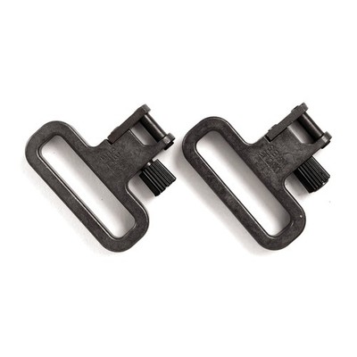 SS Mim Quick Detach Sling Swivels (Blued, 1 1/4-Inch), Silver