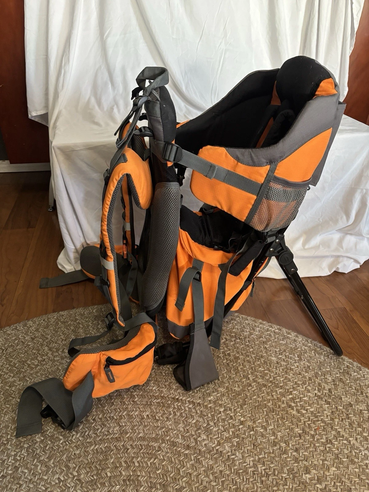 LuvdBaby PREMIUM BABY TODDLER BACKPACK CARRIER HIKING TRAVEL ORANGE