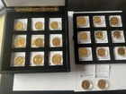 GDR coins gold plated 20 different coins with inscription in a high quality
