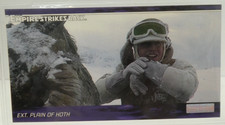 STAR WARS EMPIRE STRIKES BACK HOTH PLAIN WIDEVISION TOPPS 1995 COLLECTOR CARD