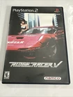 RIDGE RACER V (SONY PLAYSTATION 2, PS2) COMPLETE CIB - TESTED
