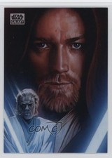 2025 Chrome Star Wars Galaxy Refractor Obi-Wan Kenobi by Steve Chorney #9 19lz